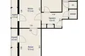 2 room apartment 72 m² Minsk, Belarus