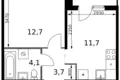 Apartamento 1 habitación 34 m² Leninsky District, Rusia