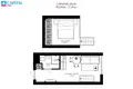 2 room apartment 28 m² Vilnius, Lithuania