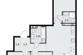 3 room apartment 81 m² Kommunarka, Russia