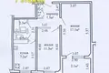 Wohnung 2 zimmer 47 m² Minsk, Belarus