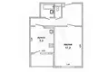 Квартира 1 комната 41 м² Мухавецкий сельский Совет, Беларусь
