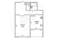 Apartamento 1 habitación 41 m² Muchaviecki sielski Saviet, Belarús