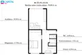 2 room apartment 51 m² in Vilnius, Lithuania