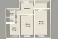 2 room apartment 51 m² Minsk, Belarus