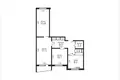 Квартира 3 комнаты 62 м² Минск, Беларусь