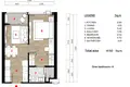 Appartement 2 chambres 41 m² Choeng Thale, Thaïlande