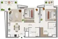 Appartement 2 chambres 106 m² Doubaï, Émirats arabes unis