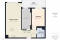 3 room apartment 58 m² Warsaw, Poland