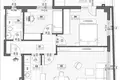 Wohnung 38 m² Tivat, Montenegro
