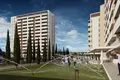 Wohnkomplex New residence with an aquapark, swimming pools and a tennis court at 150 meters from the beach, Mersin, Turkey