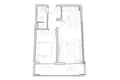 Квартира 1 комната 52 м² Boreti, Черногория