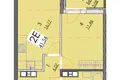 Квартира 2 комнаты 42 м² Минск, Беларусь