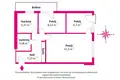 Квартира 3 комнаты 46 м² Варшава, Польша