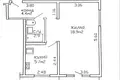 1 room apartment 32 m² Minsk, Belarus