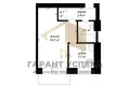 1 room apartment 29 m² Brest, Belarus