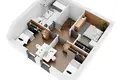 Dúplex 4 habitaciones 83 m² Cholerzyn, Polonia