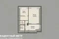 1 room apartment 42 m² Minsk, Belarus