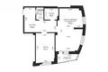 Appartement 2 chambres 68 m² Minsk, Bélarus