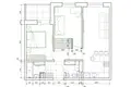 Квартира 3 комнаты 64 м² Минск, Беларусь