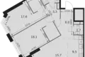 Wohnung 3 zimmer 79 m² Moskau, Russland