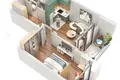 Apartamento 2 habitaciones 48 m² Batumi, Georgia