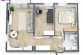 3 room apartment 52 m² Klaipėda, Lithuania