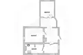 Apartment 52 m² Muchaviecki sielski Saviet, Belarus
