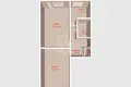 Mieszkanie 2 pokoi 50 m² Mińsk, Białoruś