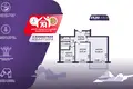 Apartamento 2 habitaciones 38 m² Minsk, Belarús