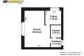 1 room apartment 31 m² Minsk, Belarus