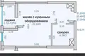 1 room apartment 27 m² Minsk, Belarus