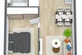 Apartamento 2 habitaciones 49 m² Klaipeda, Lituania
