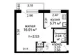 Mieszkanie 1 pokój 30 m² Mińsk, Białoruś