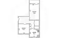 Apartamento 2 habitaciones 55 m² Kámieniets, Belarús