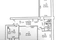 Mieszkanie 3 pokoi 63 m² Homel, Białoruś
