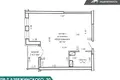 Mieszkanie 1 pokój 48 m² Mińsk, Białoruś