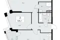 3 room apartment 68 m² Kommunarka, Russia