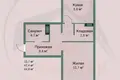 1 room apartment 45 m² Barawlyany, Belarus