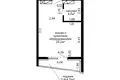Wohnung 1 zimmer 29 m² Minsk, Belarus