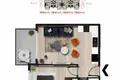 Wohnung 44 m² Alanya, Türkei
