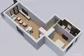 Apartamento 1 habitacion 47 m² Tivat, Montenegro