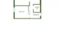 2 room apartment 42 m² Baranavichy, Belarus