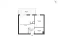 Appartement 2 chambres 41 m² Varsovie, Pologne