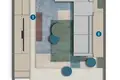 Kawalerka 39 m² Dubaj, Emiraty Arabskie