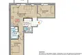 Квартира 3 комнаты 67 м² Рига, Латвия