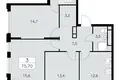 Wohnung 3 zimmer 76 m² Moskau, Russland