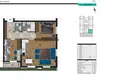 Wohnung 1 Schlafzimmer 57 m² Boreti, Montenegro