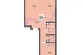Wohnung 2 zimmer 66 m² Minsk, Belarus