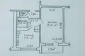 1 room apartment 31 m² Minsk, Belarus